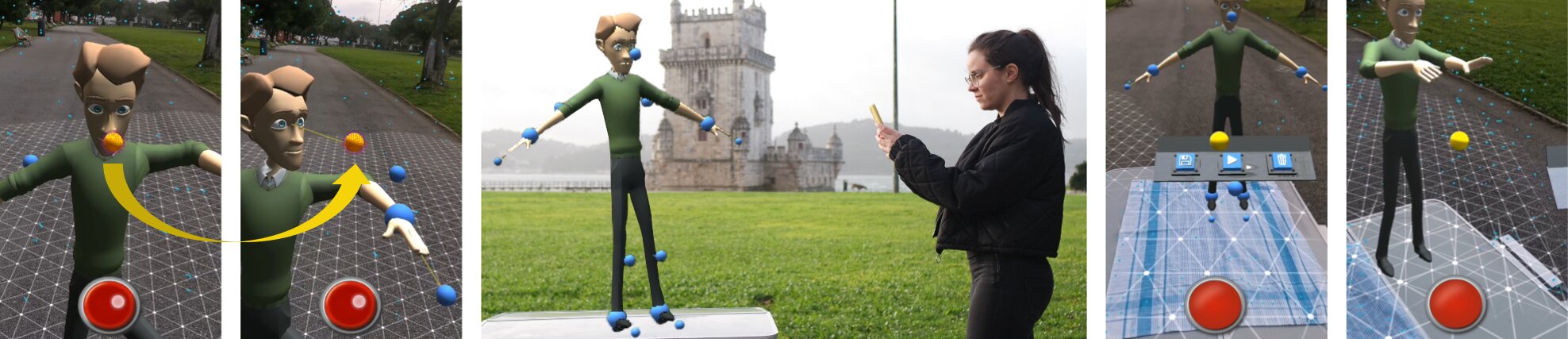 Teaser figure for AR-Pose