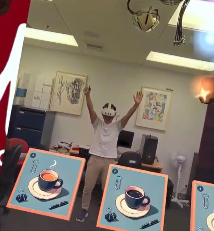 Takeaway 1 image showing CardioCommXR interface during collaboration